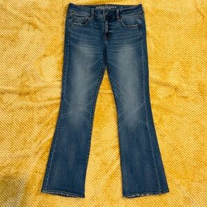 American Eagle Low Rise wide leg Jean size 10